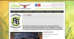 Desktop Screenshot of cliftonlivestock.com